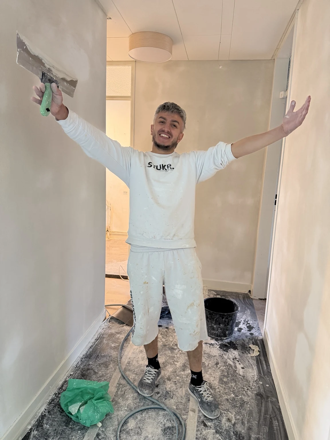 Yusuf met plezier op de werkvloer